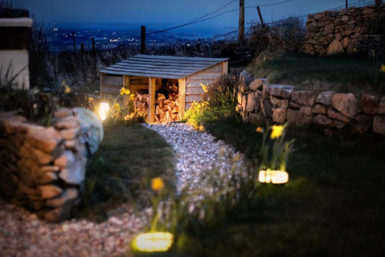 Scandi Cabin On A Hill, With Stunning Panoramic Views Ludgvan Exterior photo